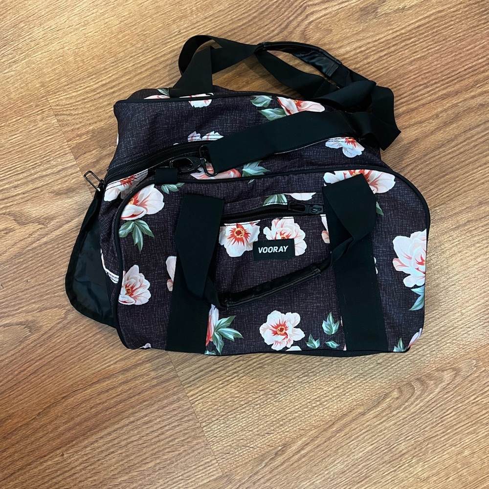 Vooray Floral Black Travel Bag for Women